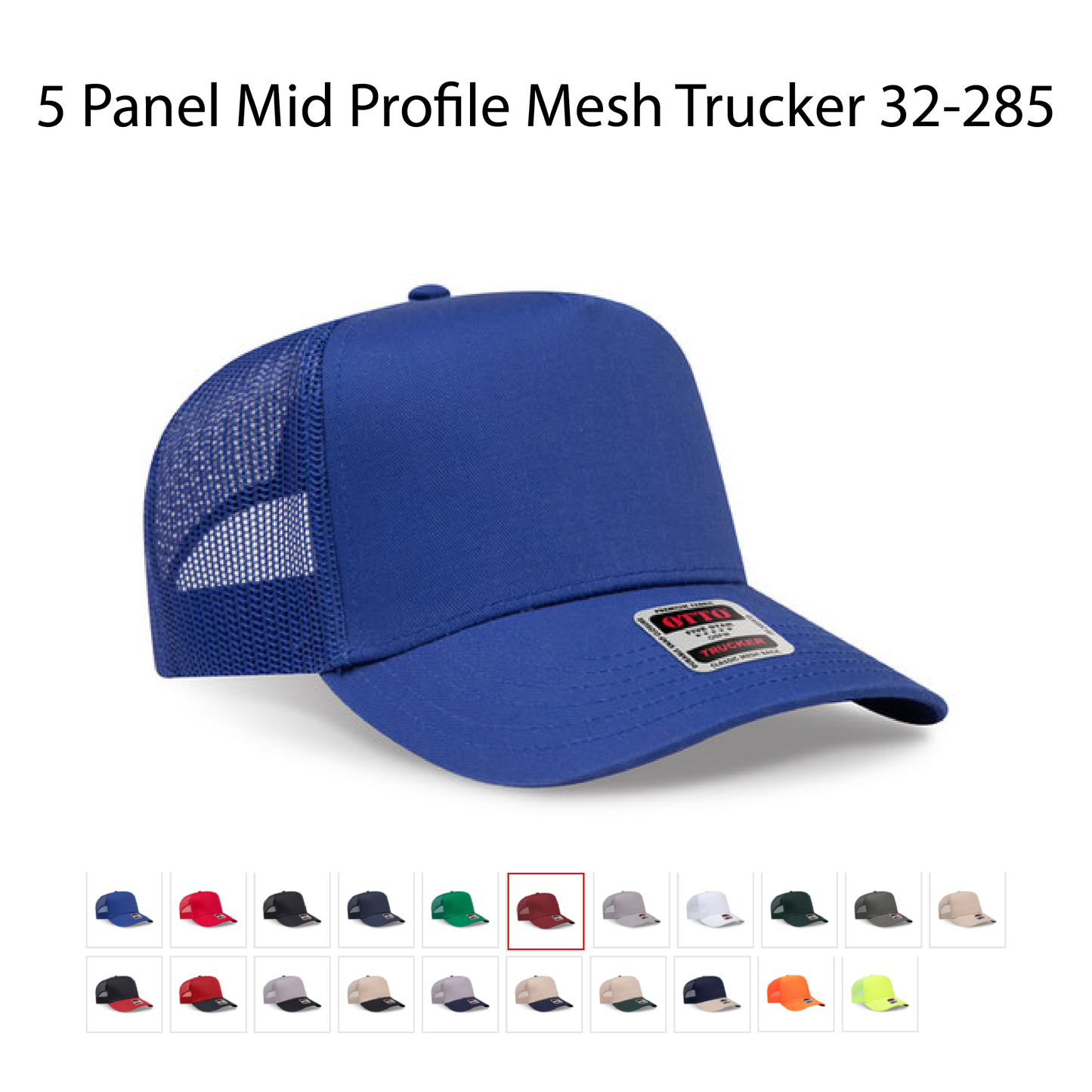12 Embroidered Hats
