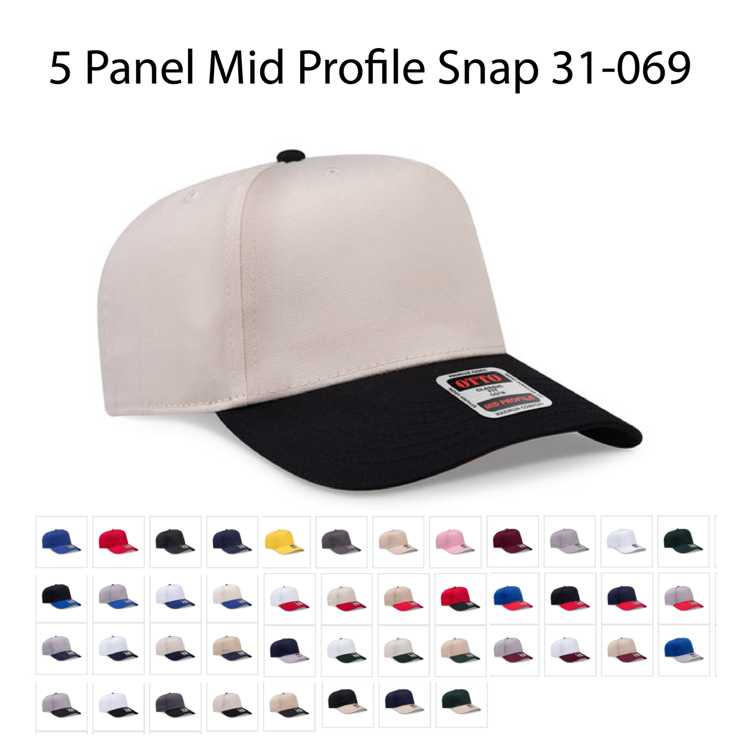 12 Embroidered Hats